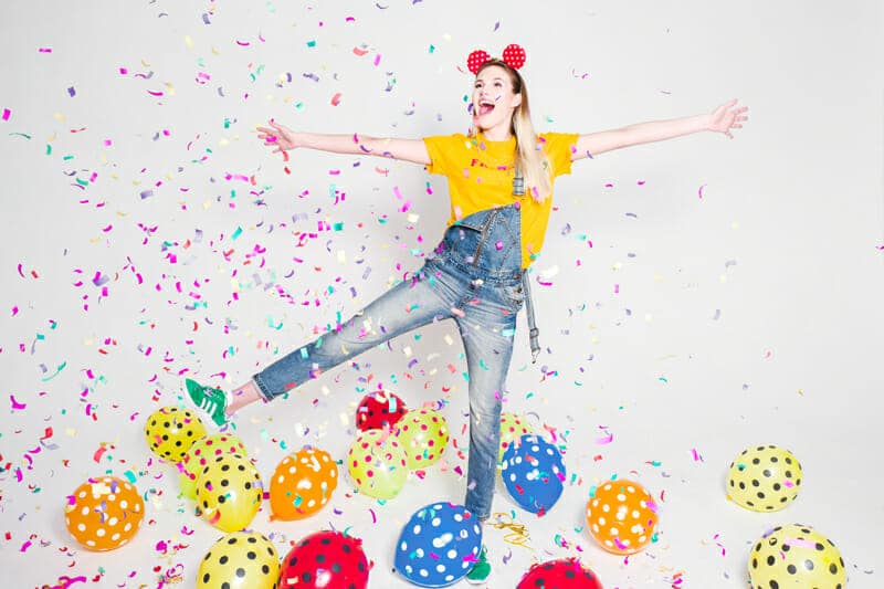Confetti Cannon, Mix, 20cm