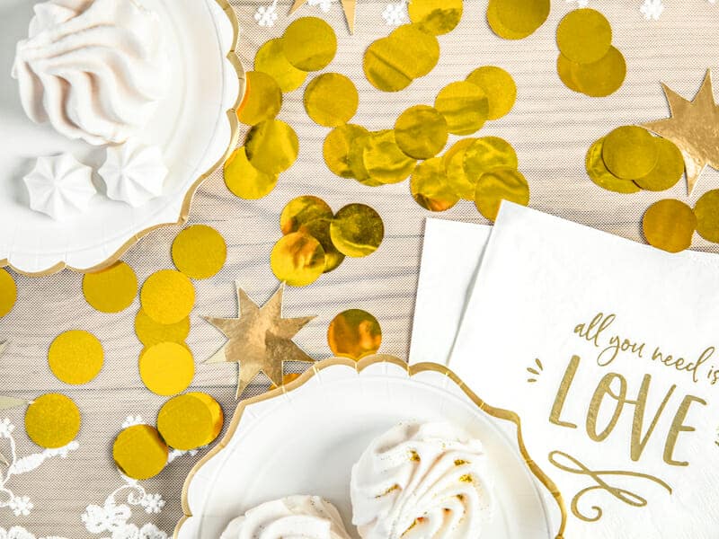 Confetti Circles, Gold, 15g