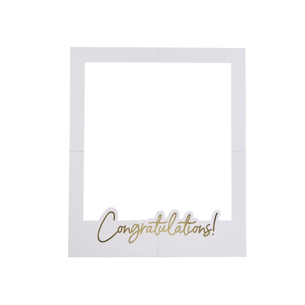 Congratulations Personalised Photo Frame (H 74cm x L 59cm)