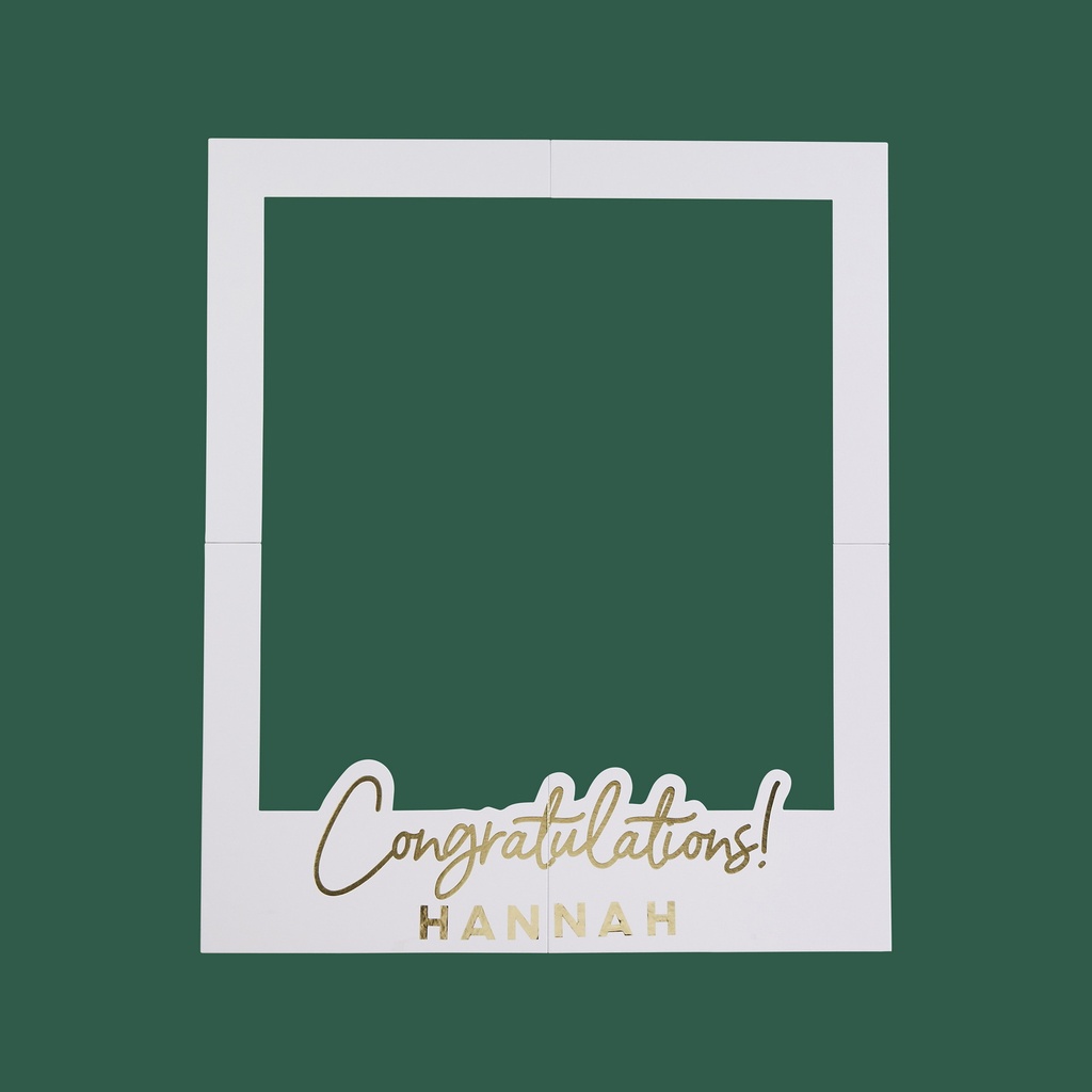Congratulations Personalised Photo Frame (H 74cm x L 59cm)