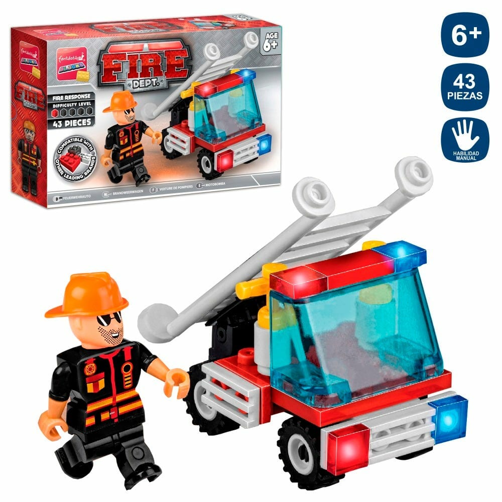 Construction Blocks Fire Brigade – 43pcs