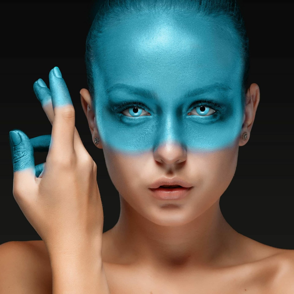 Contact Lenses Blue Galaxy (1 Pair) – 1 Day Use