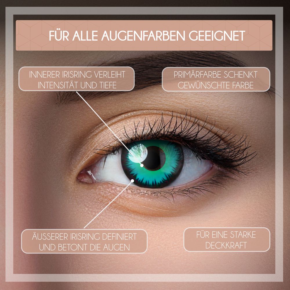 Contact Lenses Poison Witch (1 Pair) – 1 Day Use