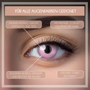 Contact Lenses Rose Crush (1 Pair) – 1 Day Use