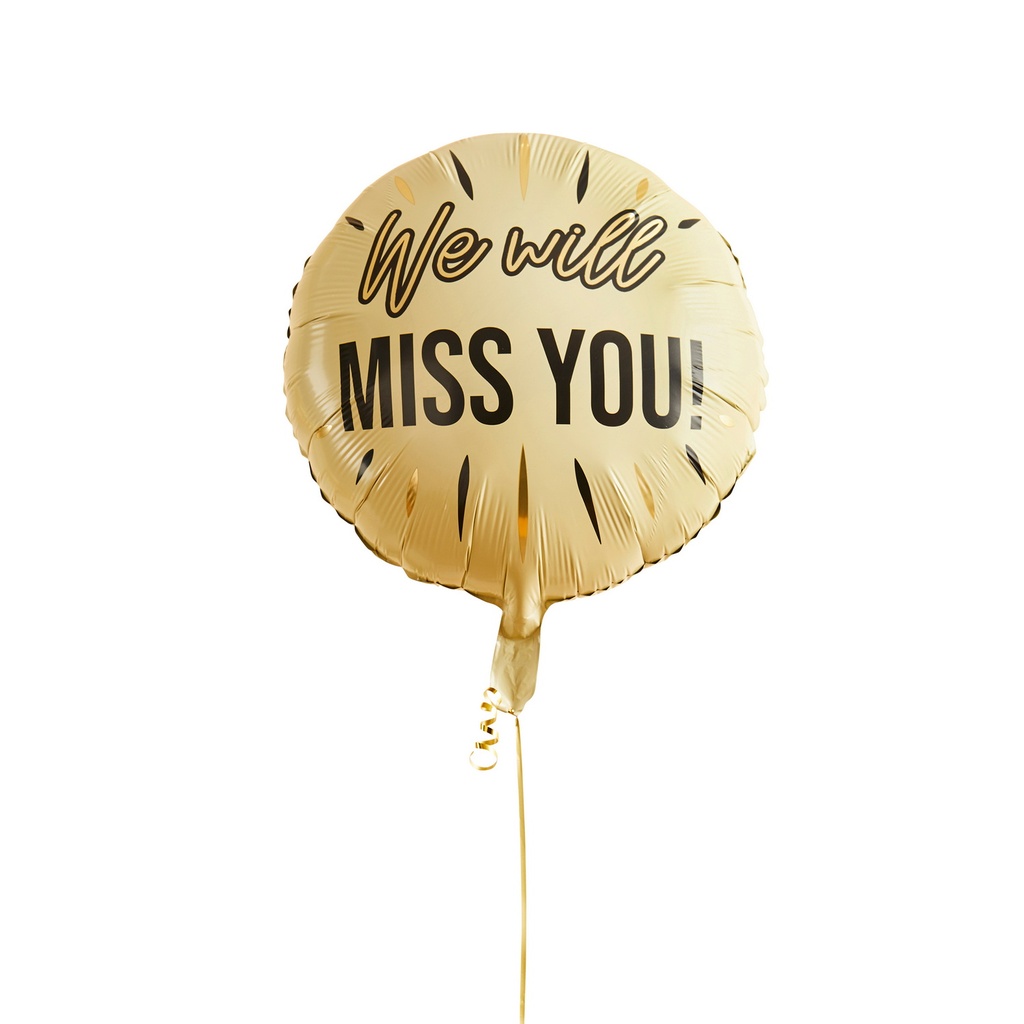 Cream We Will Miss You! 22 Foil Balloon