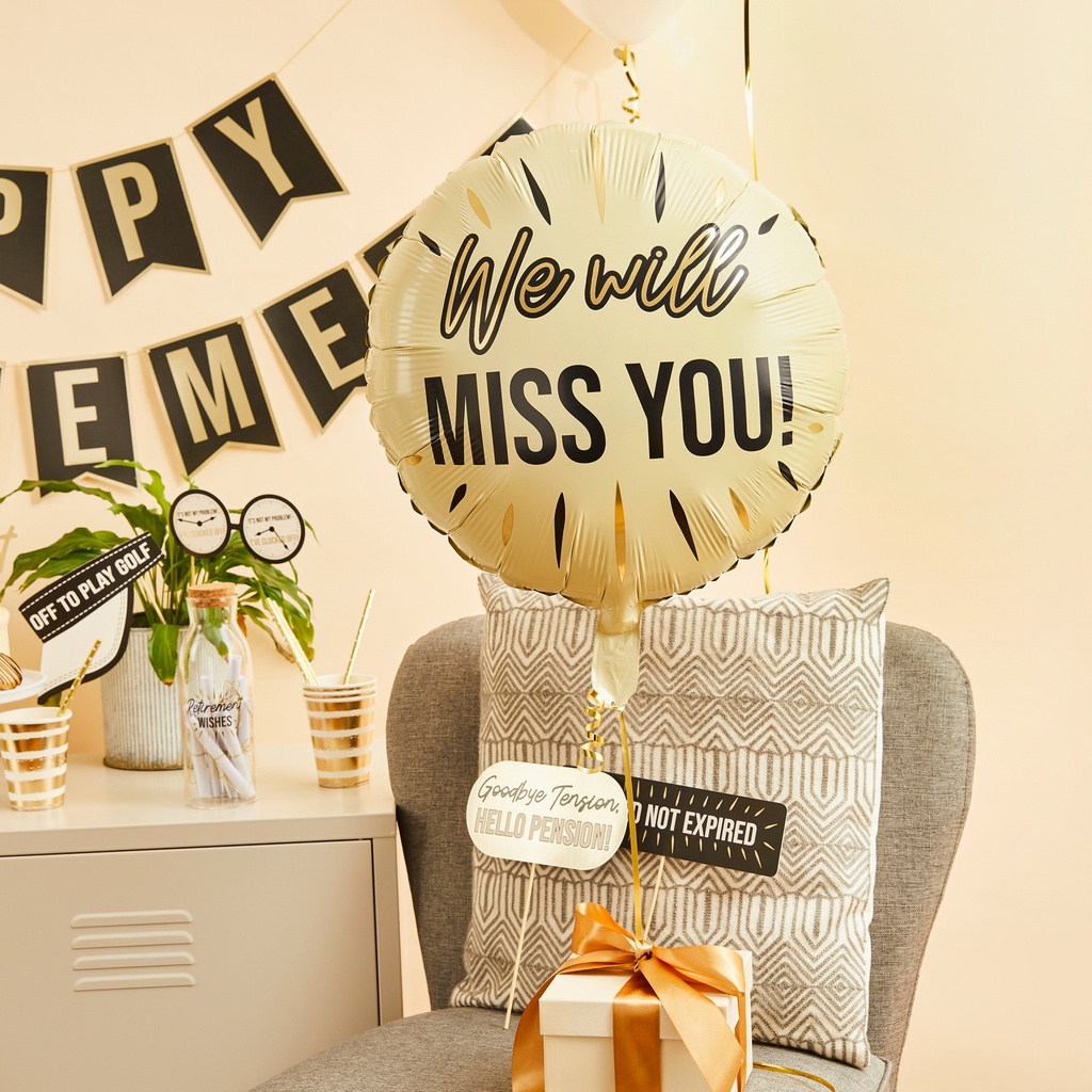 Cream We Will Miss You! 22 Foil Balloon