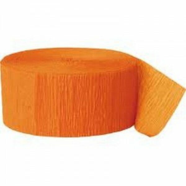 Crepe Streamer Goldenrod (81ft) – 4.45cm x 24.6m