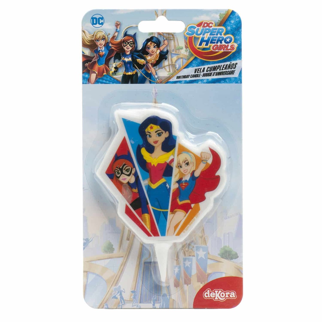 DC Super Hero Girls 2D Birthday Candle – 7.5cm