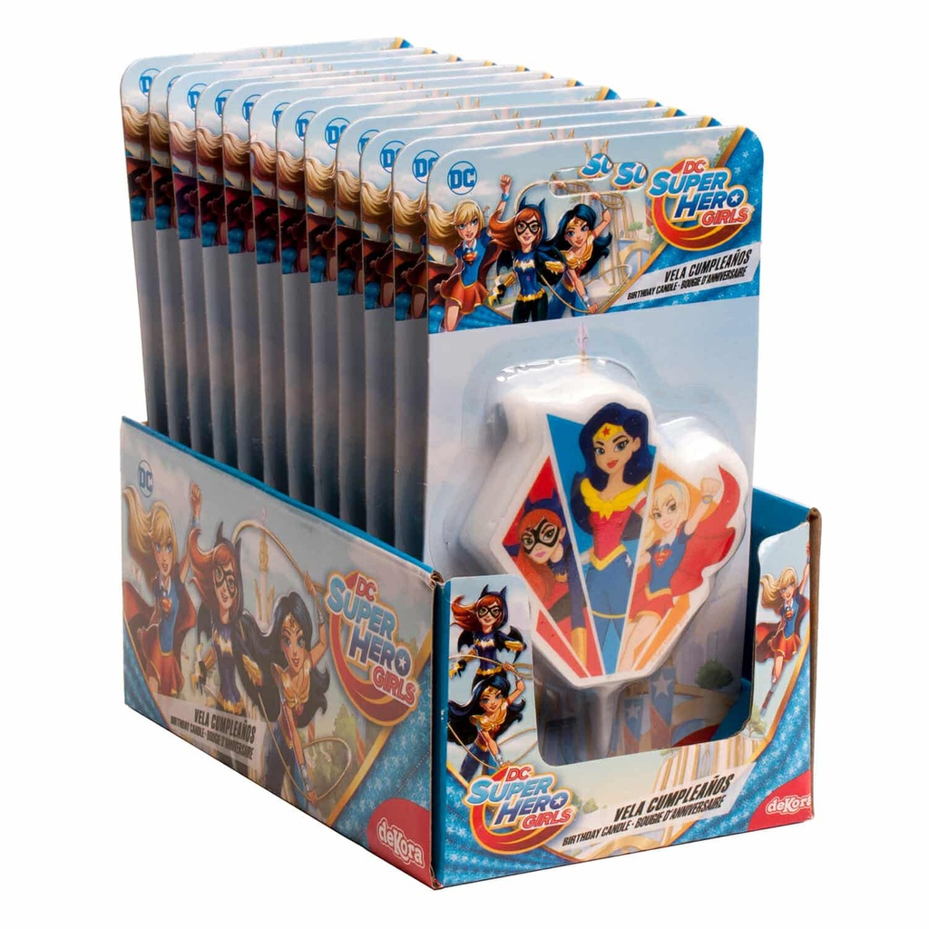 DC Super Hero Girls 2D Birthday Candle – 7.5cm
