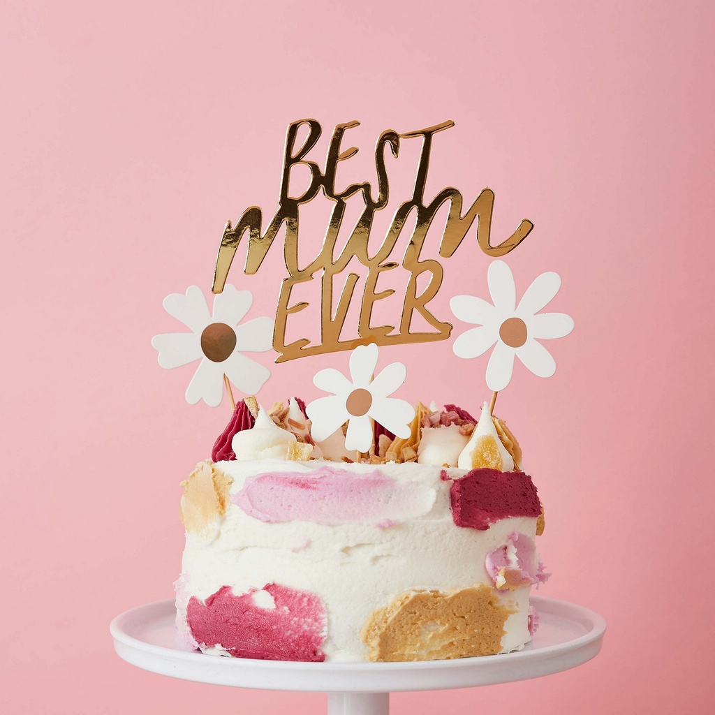 Daisy Best Mum Ever Cake Topper Set