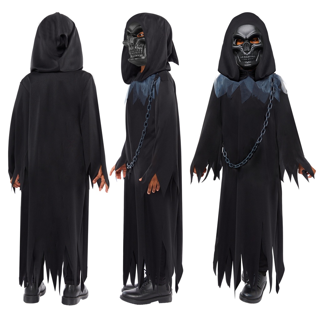 Dark Grim Reaper Costume – Age 6 to 8 Years