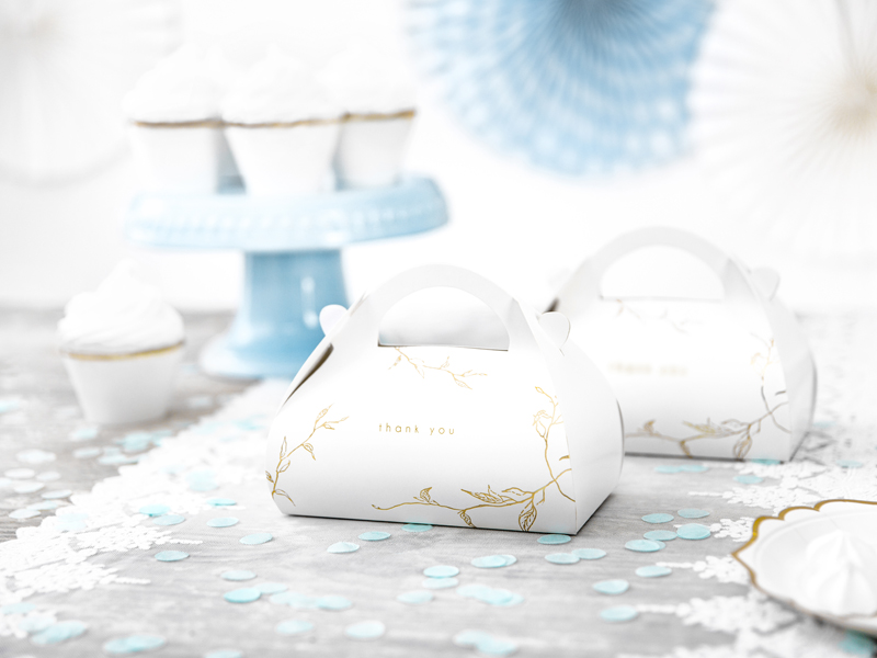 Decorative Cake Boxes – Branches Gold – (1pkt / 10pc)