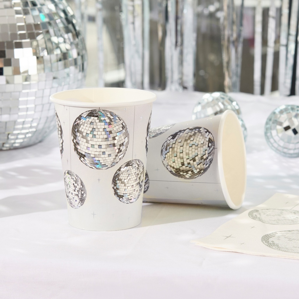 Disco Paper Cups – 8pk