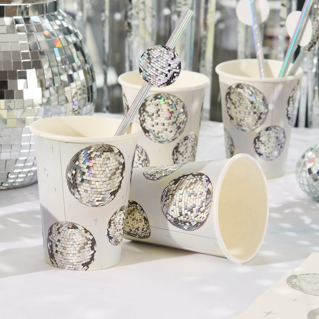 Disco Paper Cups – 8pk