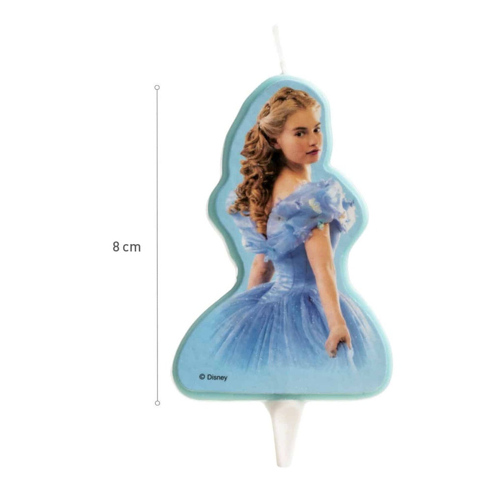 Disney Princess Cinderella 2D Birthday Candle – 7.5cm