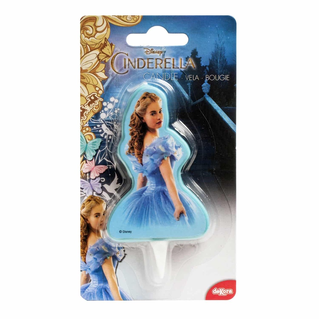 Disney Princess Cinderella 2D Birthday Candle – 7.5cm