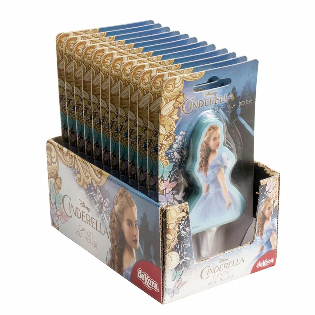 Disney Princess Cinderella 2D Birthday Candle – 7.5cm