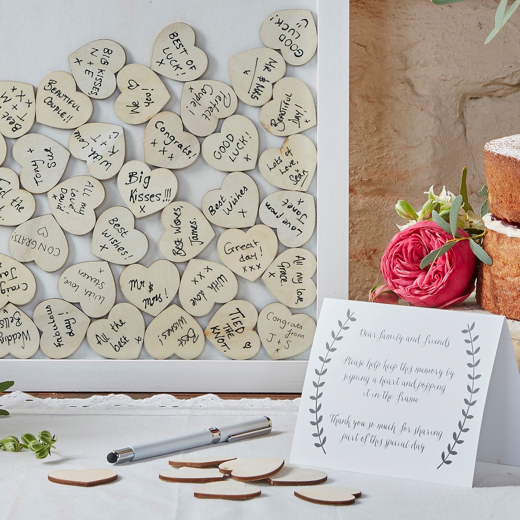 Drop Top Frame Guest Book – 30cm x 42cm
