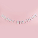 Eco Rainbow Happy Birthday Card Banner 2M
