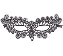 Embroidered Black Mask