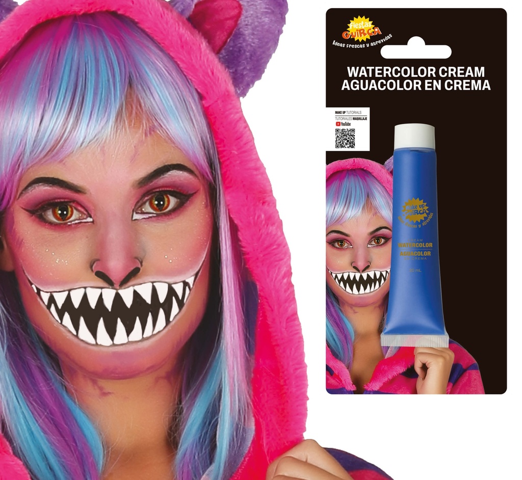 Face & Body Painting (Water Based MakeUp) Tube 20ml – Dark Blue