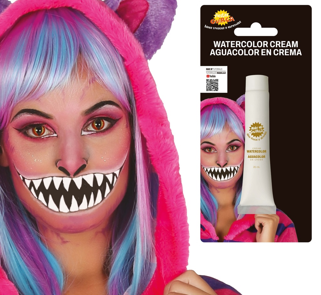 Face & Body Painting (Water Based MakeUp) Tube 20ml – White