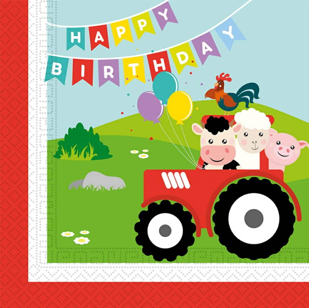 Farm FSC Two-Ply Paper Napkins 33x33cm – 20pk