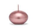 Floating Candle Disc Metallic Rose Gold 4cm – 1pc