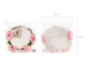 Flower Crown With Veil, 17cm