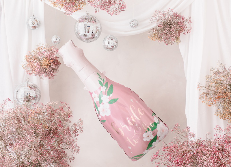 Foil Balloon Bottle Bride To Be, 49.5×108.5cm
