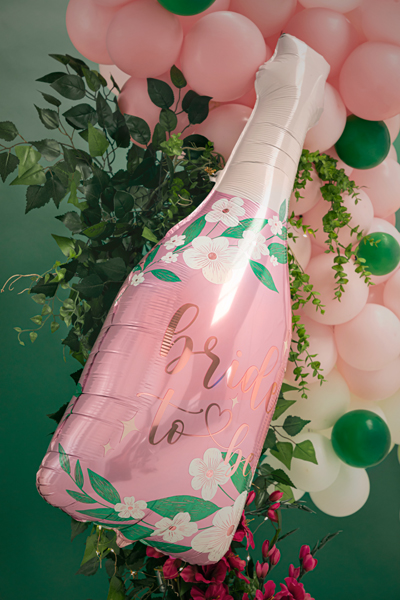 Foil Balloon Bottle Bride To Be, 49.5×108.5cm