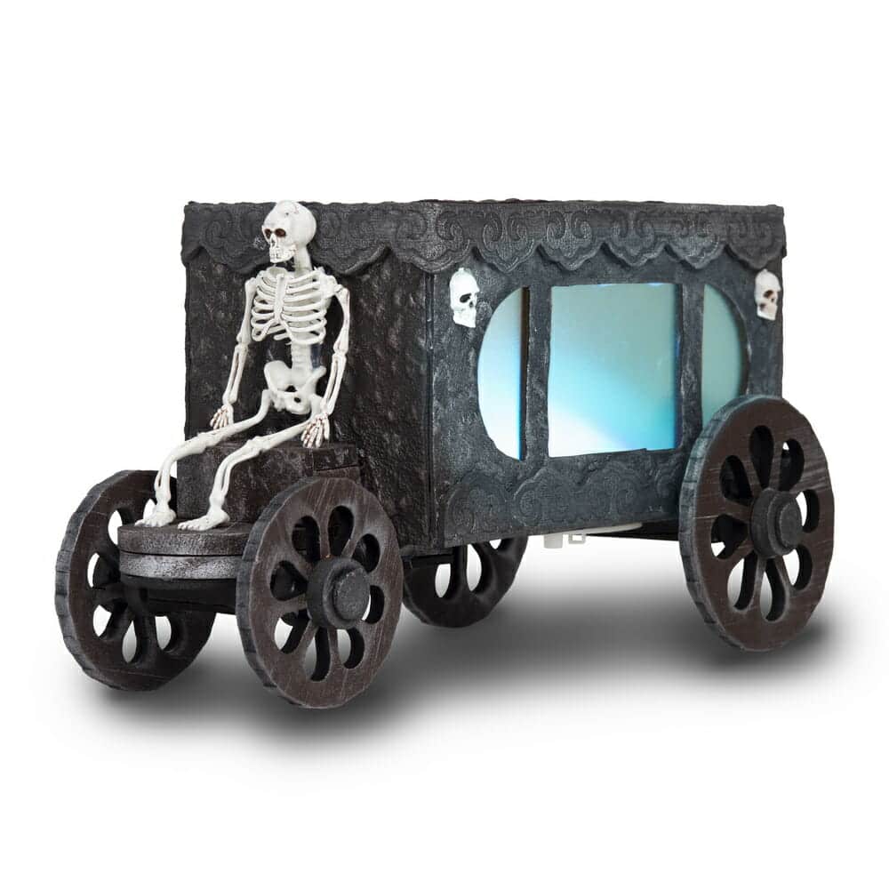 Funeral Carriage With Light & Sound –  18cm x 31cm x 18cm