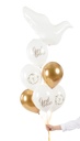 God Bless Latex Balloon 30cm Pastel Pure White (Assorted Design) – 1pc