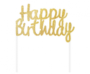 Gold Cake Topper Paper Decoration – 11cm x14cm