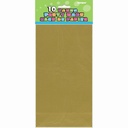 Gold Metallic Paper Party Bags – 10pk