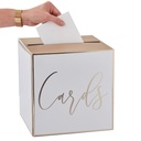 Gold Wedding Card Holder Box – 25cm x 25cm