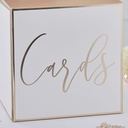 Gold Wedding Card Holder Box – 25cm x 25cm