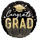 Graduation Congrats Grad Hat Foil Balloon 43cm
