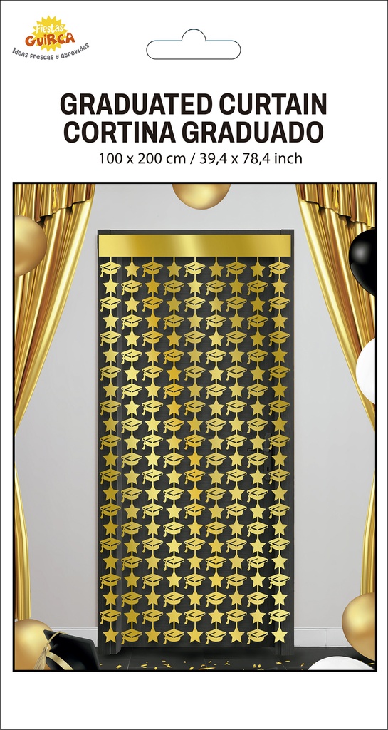 Graduation Tinsel Curtain 100x200cm