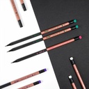 Graphite Pencils W.Eraser Copper