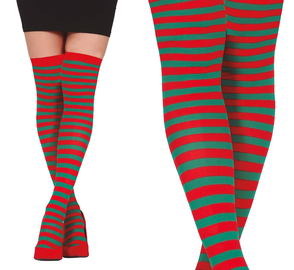 Green & Red Tights – Adult One Size