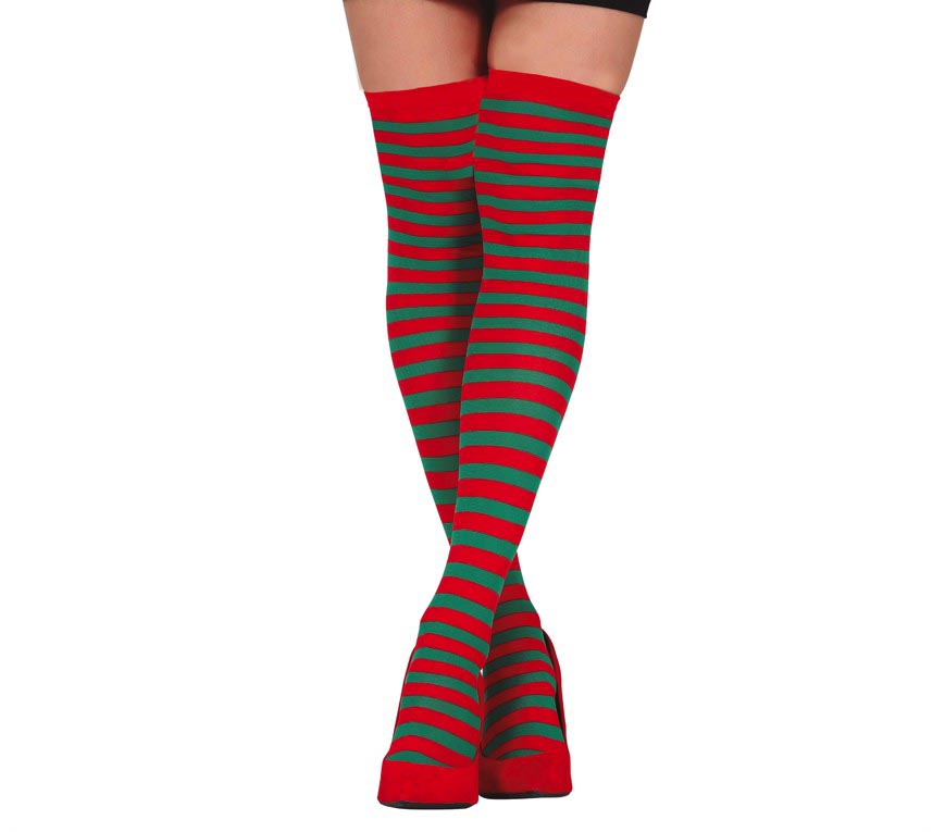 Green & Red Tights – Adult One Size