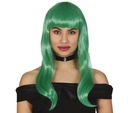 Green Long Wavy Wig – Adult One Size