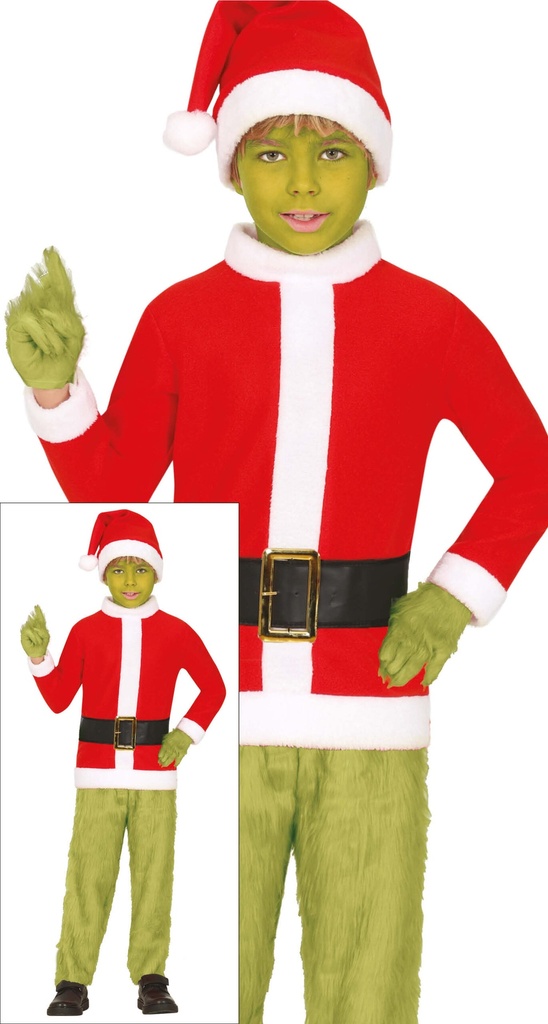 Grinch Deluxe Christmas Costume – Age 3 to 4 Years