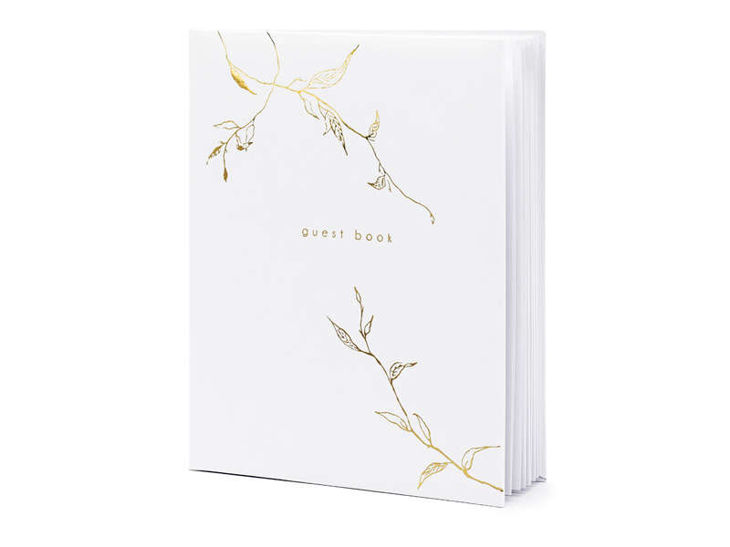 Guest Book, 20×24.5cm, White, 22 Pages