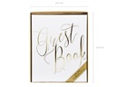 Guest Book, 20×24.5cm, White, 22 Pages