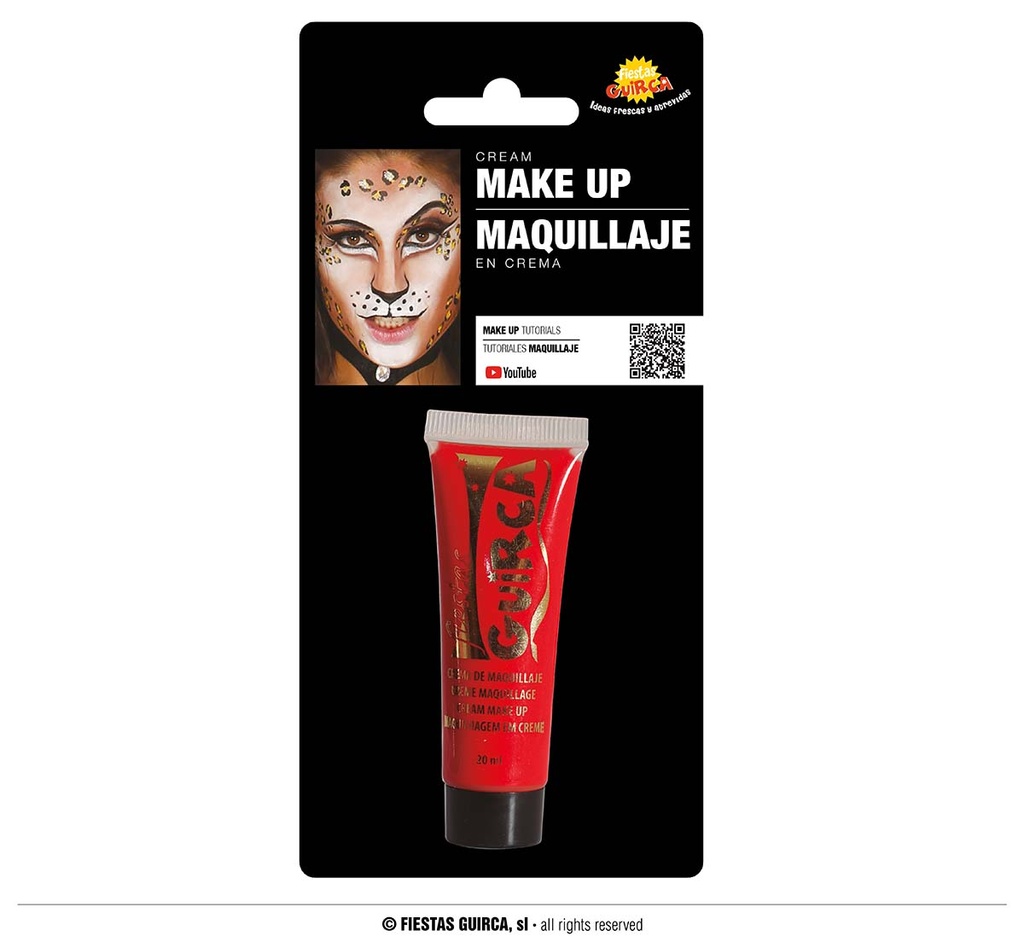 Guirca Cream Make-Up Tube 20ml – Red