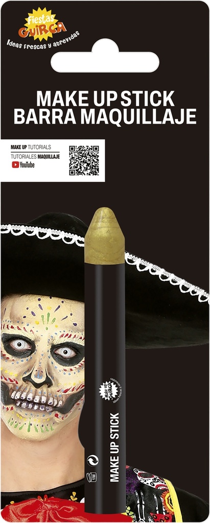 Guirca Face Painting Make-Up Stick 10g – Gold
