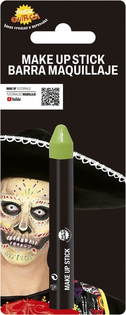 Guirca Face Painting Make-Up Stick 10g – Light Green