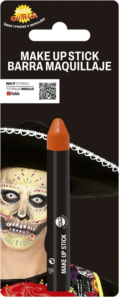Guirca Face Painting Make-Up Stick 10g – Orange